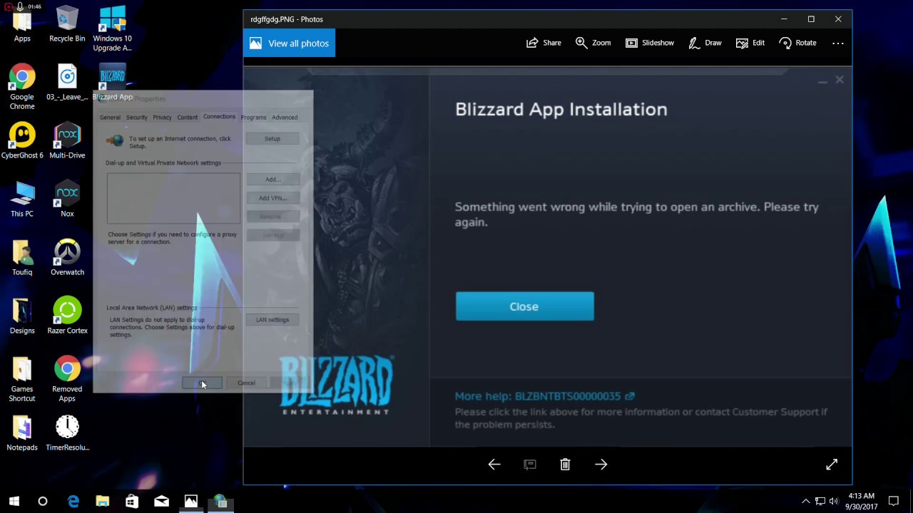 Starting the blizzard app stuck mac program